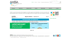 Desktop Screenshot of amssa.org