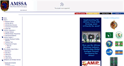 Desktop Screenshot of amssa.net